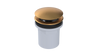 PVC Integral Waste & Overflow Clicker® Kit with Overflow, Partially Threaded Strainer (501Q)