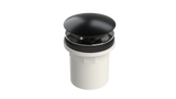 PVC Integral Waste & Overflow Clicker® Kit with Overflow, Partially Threaded Strainer (501Q)