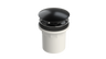 PVC Integral Waste & Overflow Clicker® Kit with Overflow, Partially Threaded Strainer (501Q)