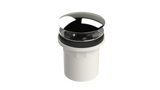 PVC Integral Waste & Overflow Clicker® Kit with Overflow, Partially Threaded Strainer (501Q)