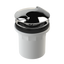 PVC Integral Waste & Overflow Twirl™ Kit with Overflow, Partially Threaded Strainer (501T)