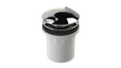 PVC Integral Waste & Overflow Twirl™ Kit with Overflow, Partially Threaded Strainer (501T)