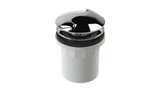 PVC Integral Waste & Overflow Twirl™ Kit with Overflow, Partially Threaded Strainer (501T)