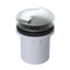 PVC Integral Waste & Overflow Twirl™ Kit with Overflow, Partially Threaded Strainer (501T)
