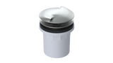 PVC Integral Waste & Overflow Twirl™ Kit with Overflow, Partially Threaded Strainer (501T)