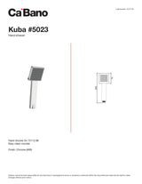 Kuba hand shower