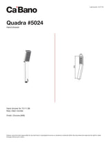 Quadra hand shower