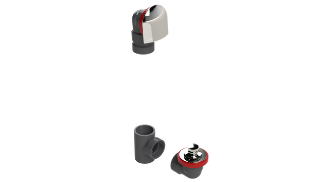 Pvc W/O Zinc Lift&Turn Kit (5040LZK-CP)