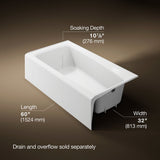 Mendota® 60" x 32" alcove bath, right drain