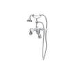 5100 SERIES Wall-Mount Tub Filler - Lever Handles - Porcelain Accents 5100-LEV
