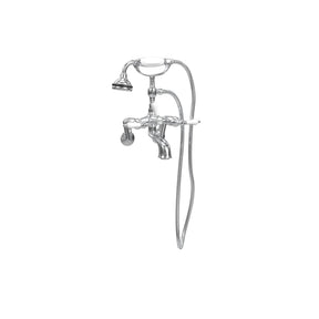 5100 SERIES Wall-Mount Tub Filler - Lever Handles - Porcelain Accents 5100-LEV