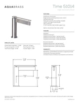 Single-hole lavatory faucet