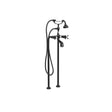 5100 SERIES Free-Standing Tub Filler - Cross Handles - Porcelain Accents 5102/3965