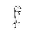 5100 SERIES Free-Standing Tub Filler with Stop Valves - Lever Handles - Porcelain Accents 5102/3970-LEV