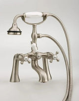 5100 SERIES Offset Deck-Mount Tub Filler - Lever Handles - Porcelain Accents 5106-LEV