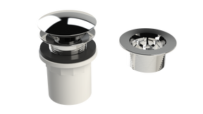 PVC Integral Waste & Overflow Clicker® Kit - Without Overflow (510Q)