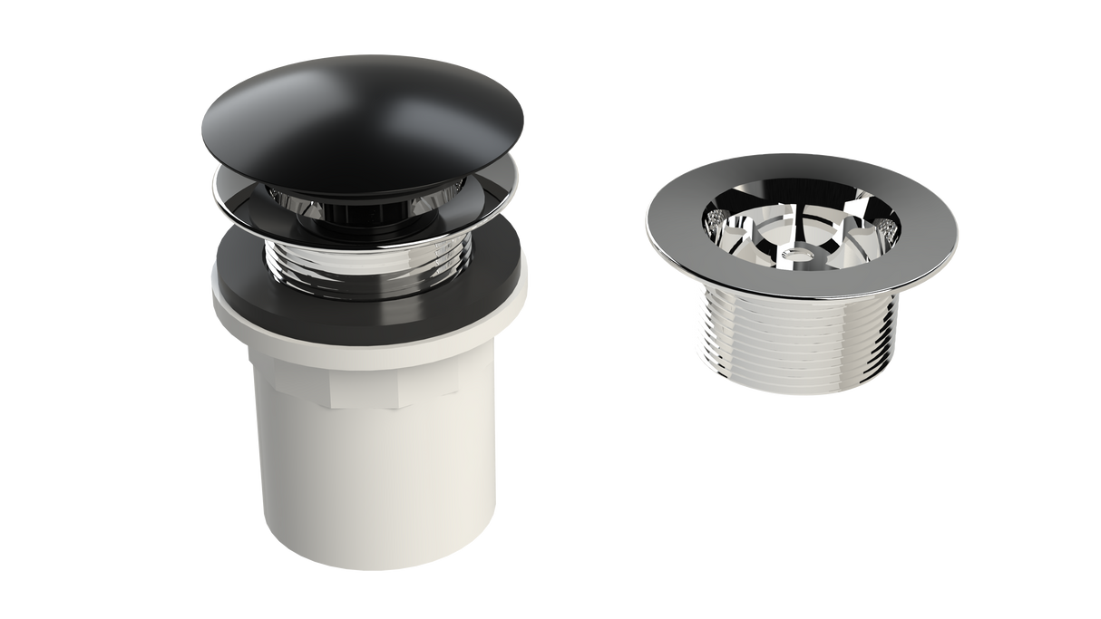 PVC Integral Waste & Overflow Clicker® Kit - Without Overflow (510Q)