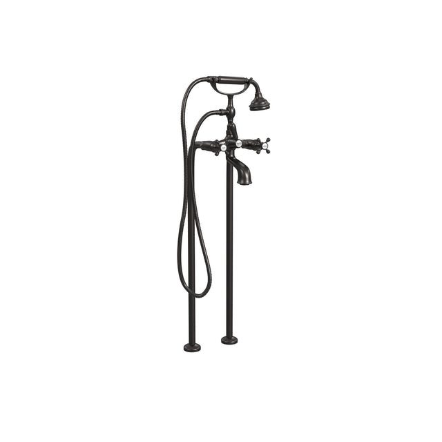 5100 SERIES Free-Standing Tub Filler - Cross Handles - Metal Accents 5117/3965