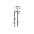 5100 SERIES Extra-Tall Free-Standing Tub Filler with Stop Valves - Cross Handles - Metal Accents 5117/3970XL