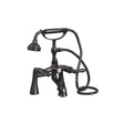 5100 SERIES Offset Deck-Mount Tub Filler - Lever Handles - Metal Accents 5121-LEV