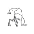5100 SERIES Offset Deck-Mount Tub Filler - Cross Handles - Metal Accents 5121