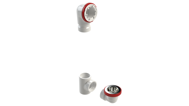 PVC Offset Waste & Overflow Rough-in Kit (5121RI-K)