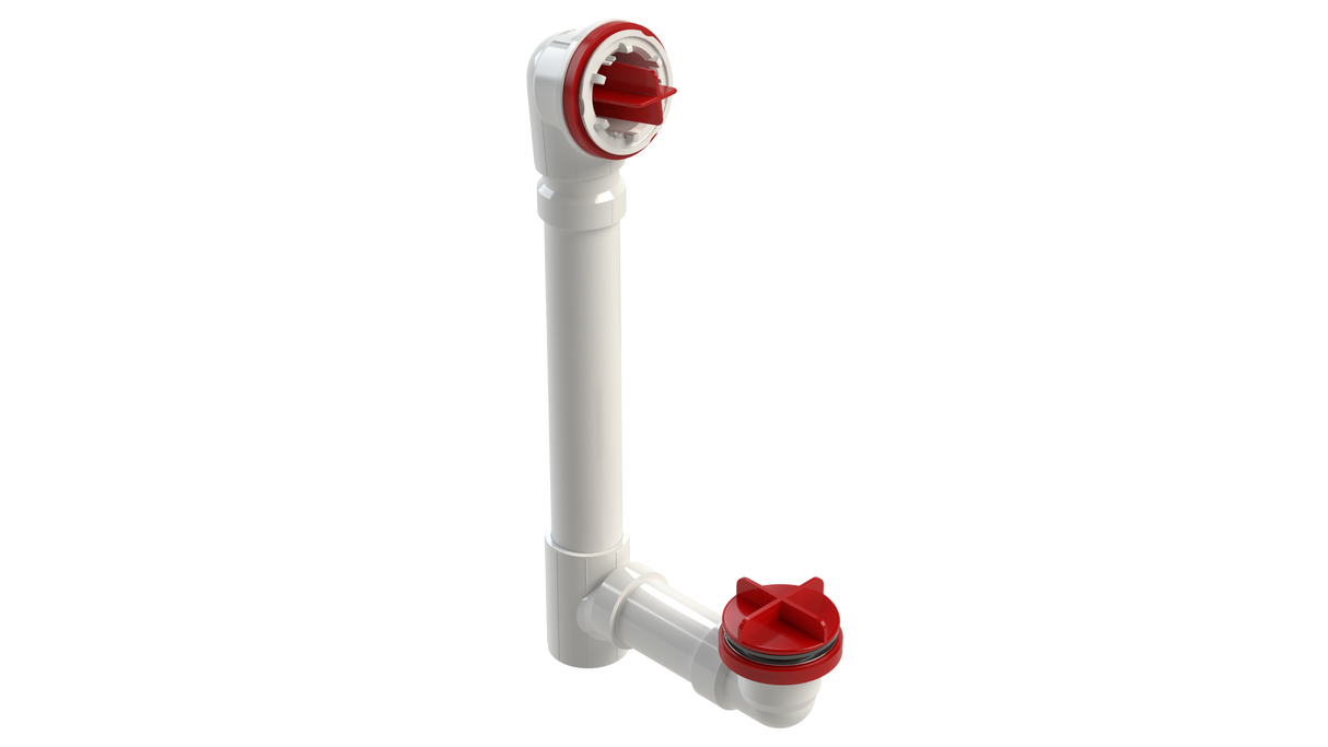 PVC Offset Waste & Overflow Testable Rough-In (5121TDRI-16)