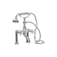 5100 SERIES Extra-Tall Deck-Mount Tub Filler - Cross Handles - Metal Accents 5127