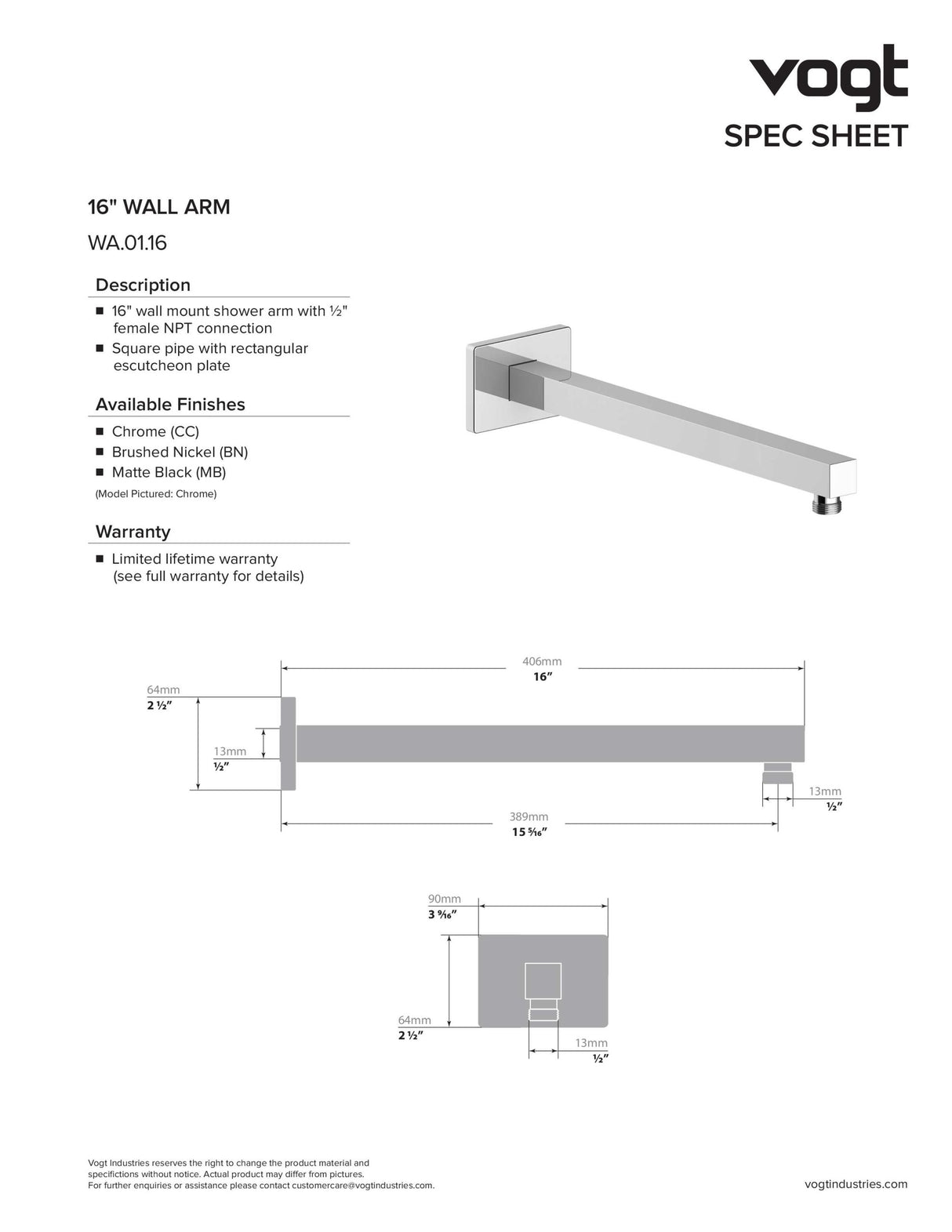 NIVEAU 3-WAY TH SHOWER KIT
