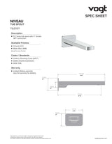 NIVEAU 3-WAY TH SHOWER KIT