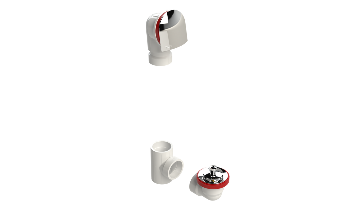 PVC OFFSET WASTE & OVERFLOW LIFT & TURN KIT (5150LK)