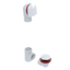 PVC OFFSET WASTE & OVERFLOW CLICKER® KIT (5150QK)