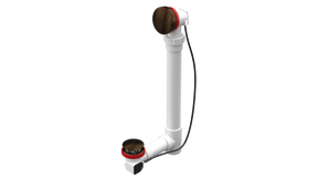 PVC OFFSET WASTE & OVERFLOW CABLE-DRIVE® (5151C-20VB)