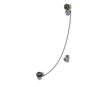 PVC OFFSET WASTE & OVERFLOW ROUGH-IN CABLE-DRIVE - FULL KIT (LESS PIPE, WITH TEE) (5151CRI-39K)