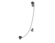 PVC OFFSET WASTE & OVERFLOW ROUGH-IN CABLE-DRIVE - FULL KIT (LESS PIPE, WITH TEE) (5151CRI-45K)