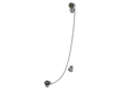 PVC OFFSET WASTE & OVERFLOW ROUGH-IN CABLE-DRIVE - FULL KIT (LESS PIPE, WITH TEE) (5151CRI-59K)