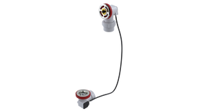 PVC OFFSET WASTE & OVERFLOW ROUGH-IN CABLE-DRIVE - HALF KIT (LESS PIPE, LESS TEE) (5151CRI-HK)