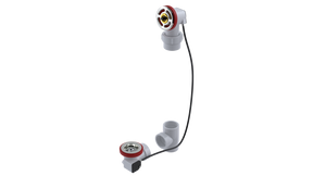 PVC OFFSET WASTE & OVERFLOW ROUGH-IN CABLE-DRIVE - KIT (LESS PIPE, WITH TEE) (5151CRI-K)