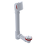 PVC OFFSET WASTE & OVERFLOW LIFT & TURN (5151L)