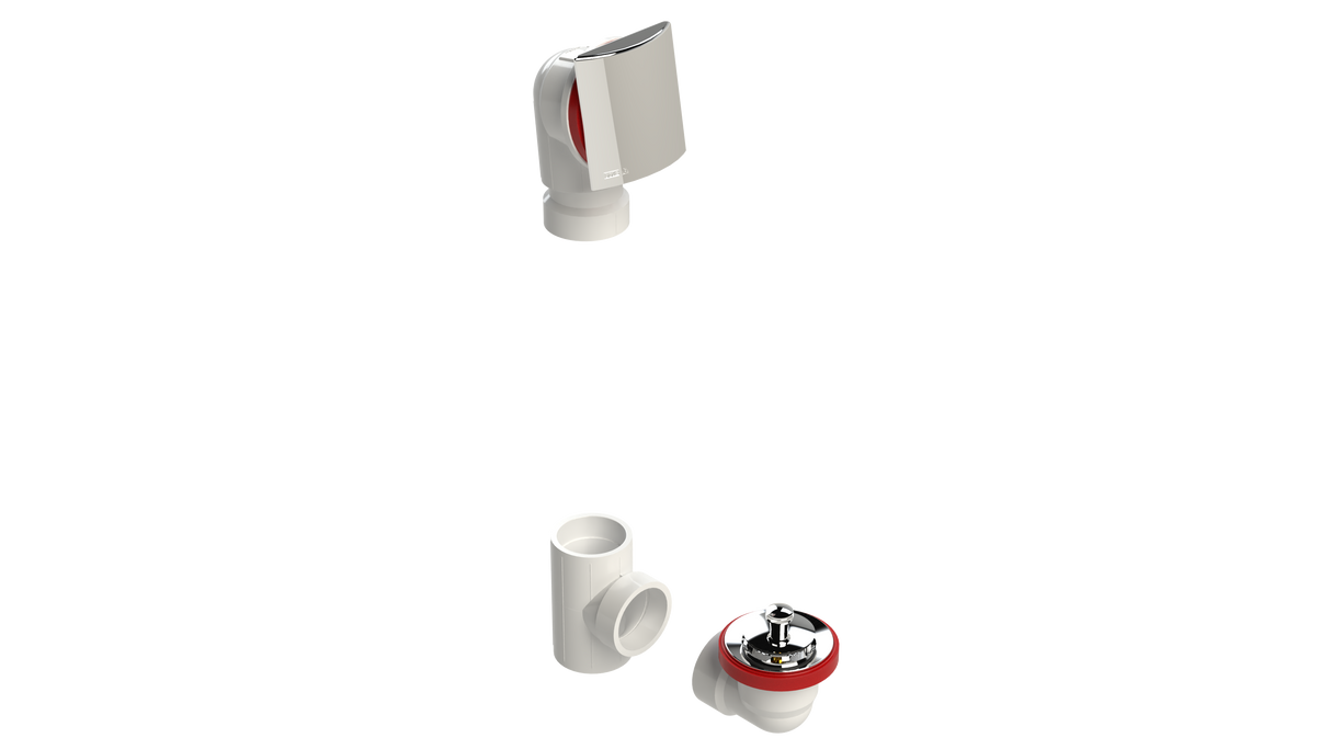 PVC OFFSET WASTE & OVERFLOW LIFT & TURN KIT (5151LK)