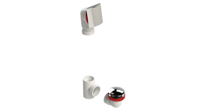 PVC OFFSET WASTE & OVERFLOW CLICKER® KIT (5151QK)