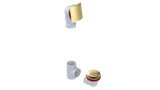 PVC OFFSET WASTE & OVERFLOW CLICKER® KIT (5151QK)