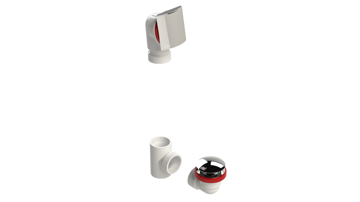 PVC OFFSET WASTE & OVERFLOW CLICKER® KIT (5151QK)
