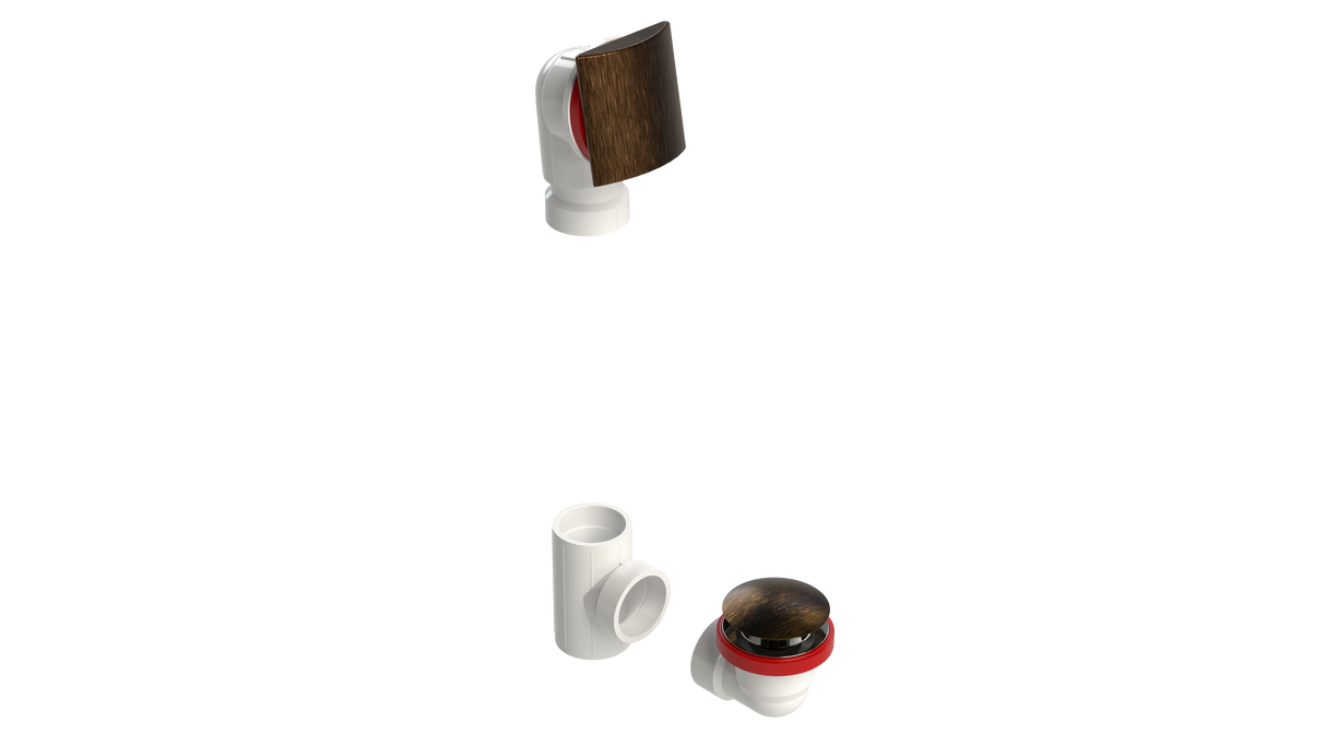 PVC OFFSET WASTE & OVERFLOW CLICKER® KIT (5151QK)