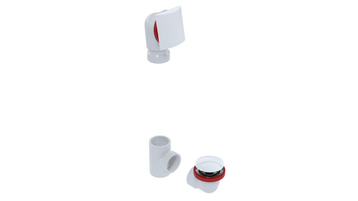 PVC OFFSET WASTE & OVERFLOW CLICKER® KIT (5151QK)
