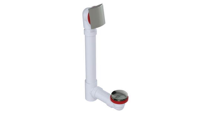 PVC OFFSET WASTE & OVERFLOW TIP-TOE (5151TIP)