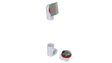 PVC OFFSET WASTE & OVERFLOW TIP-TOE KIT (5151TIPK)