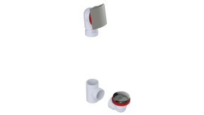 PVC OFFSET WASTE & OVERFLOW TIP-TOE KIT (5151TIPK)