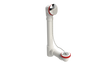 PVC OFFSET WASTE & OVERFLOW PLUG & CHAIN (5152CS-CP)