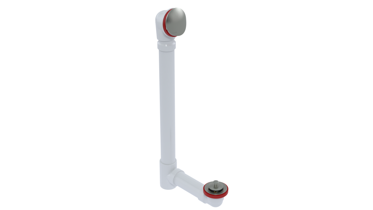 PVC OFFSET WASTE & OVERFLOW LIFT & TURN EXTENDED (5152L-20BN)